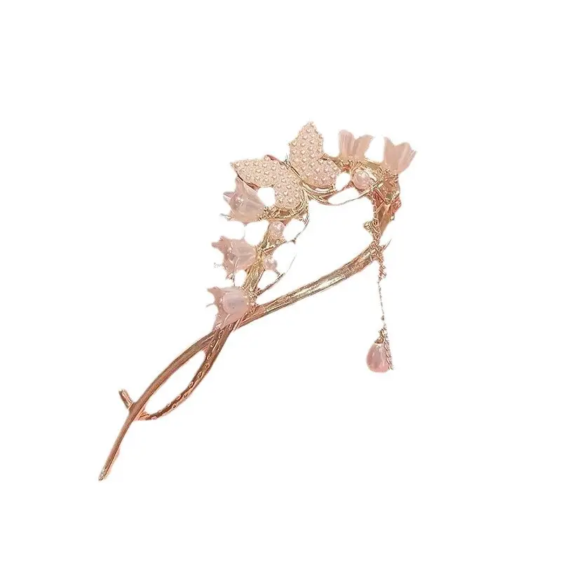 Orchid Twist Hairpin Clip for Women - Image 7