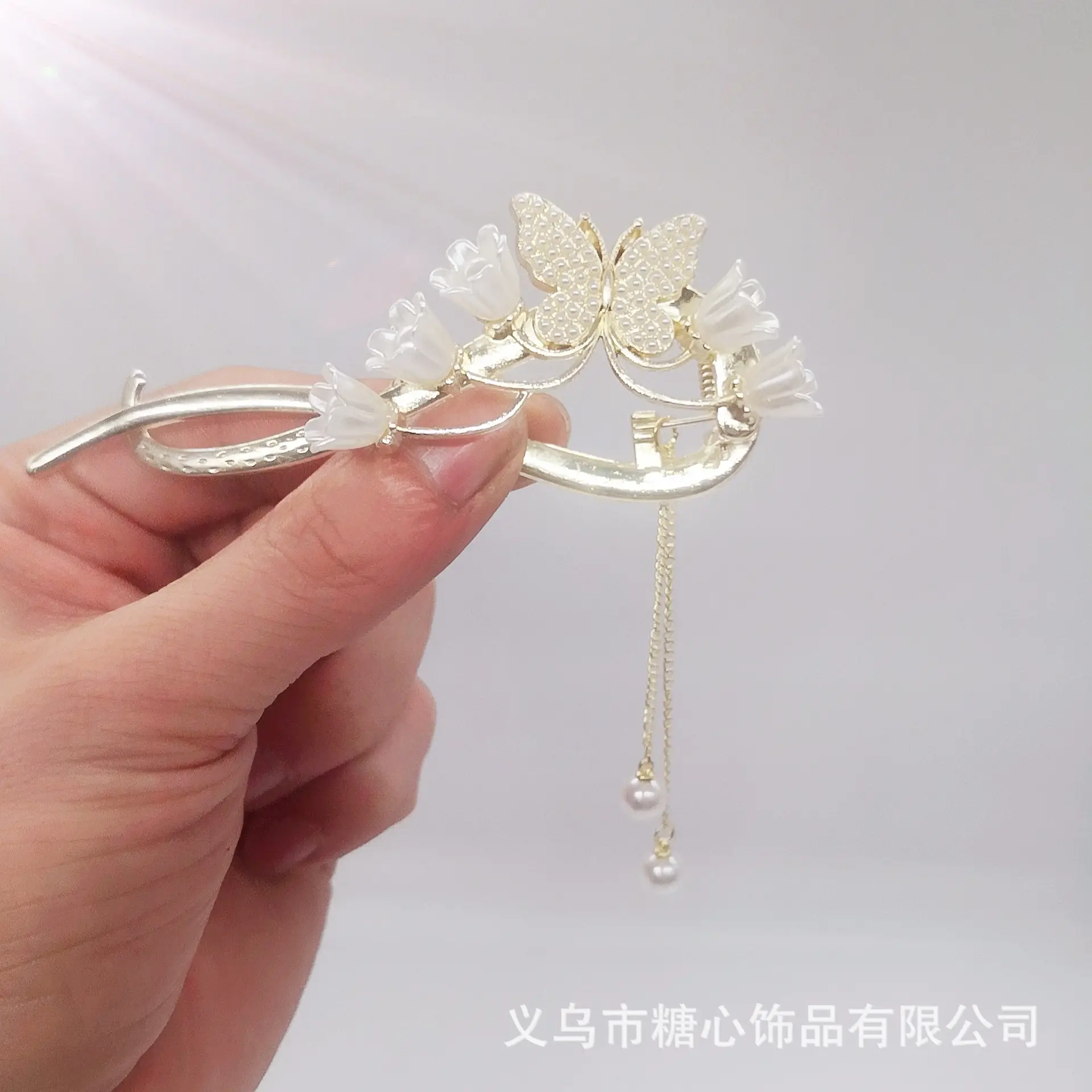 Orchid Twist Hairpin Clip for Women — feature 11