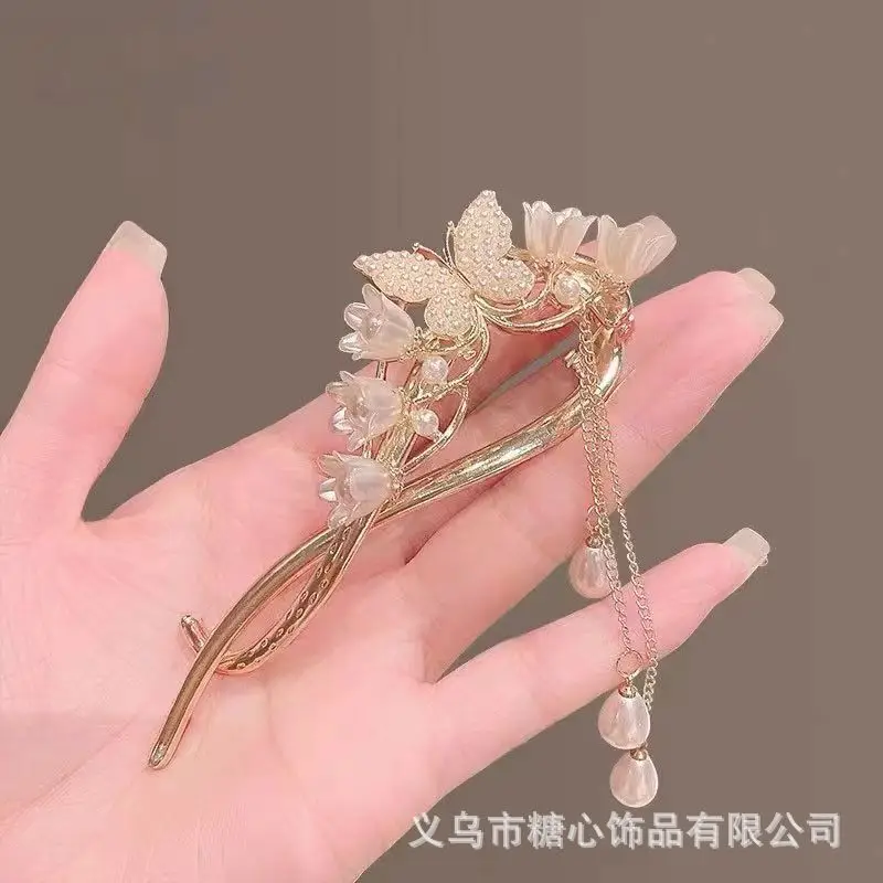 Orchid Twist Hairpin Clip for Women — feature 7