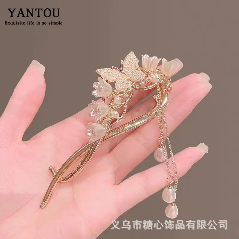 Orchid Twist Hairpin Clip for Women — feature 9