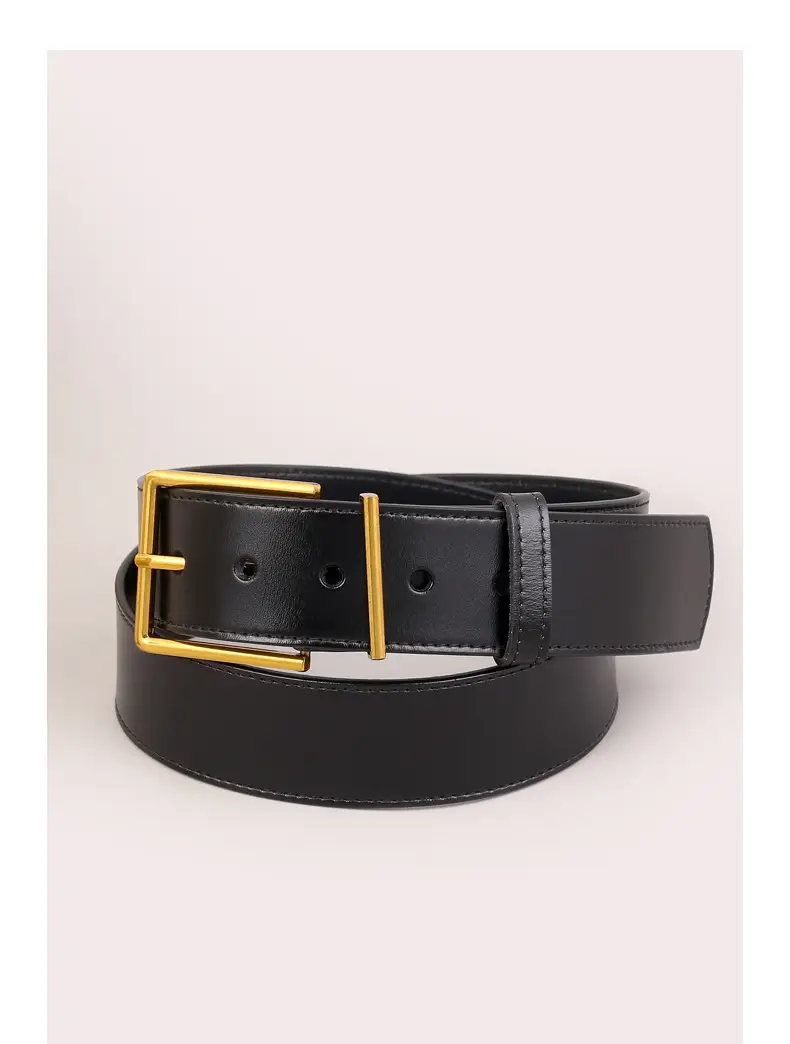Black Square Buckle Belt for Women Wholesale — feature 37