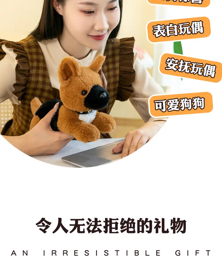 Cute Plush Husky Dog Toy for Kids and Pets — feature 14