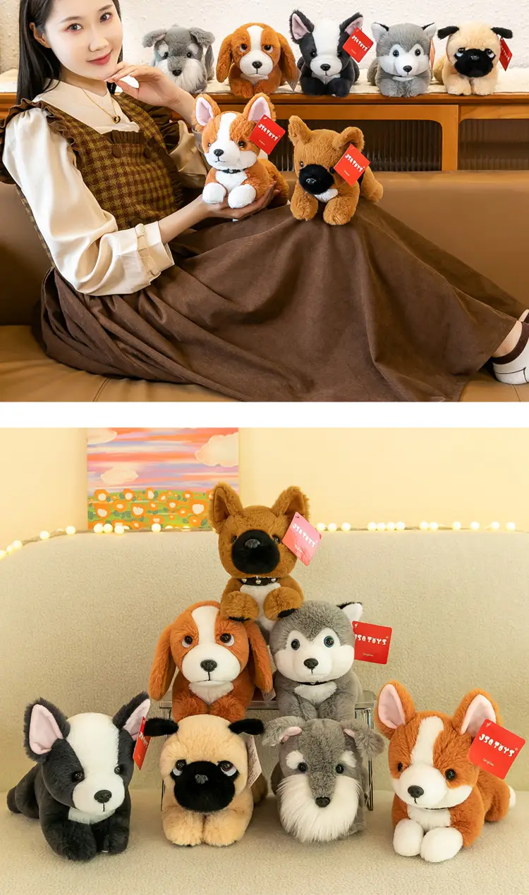 Cute Plush Husky Dog Toy for Kids and Pets — feature 17