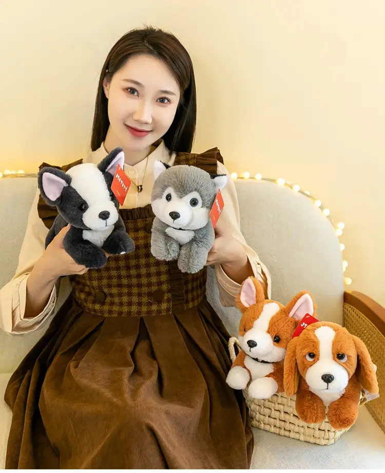Cute Plush Husky Dog Toy for Kids and Pets — feature 19