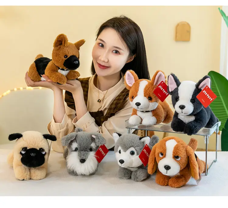 Cute Plush Husky Dog Toy for Kids and Pets — feature 20