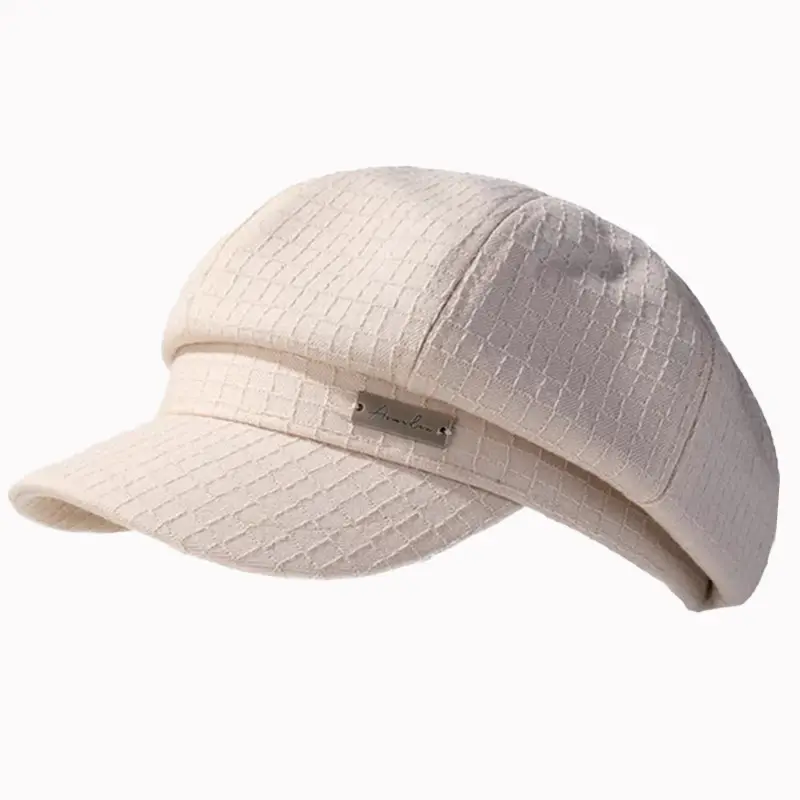 Women's Korean Style Octagonal Duck Tupper Hat - Image 8
