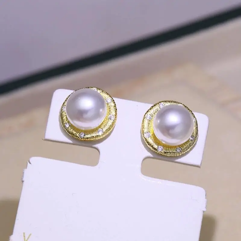 Freshwater Pearl French Retro Seiko Earrings S925 Silver — feature 4