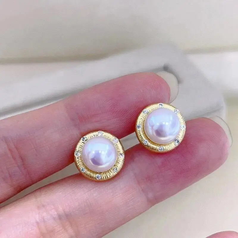 Freshwater Pearl French Retro Seiko Earrings S925 Silver — feature 5