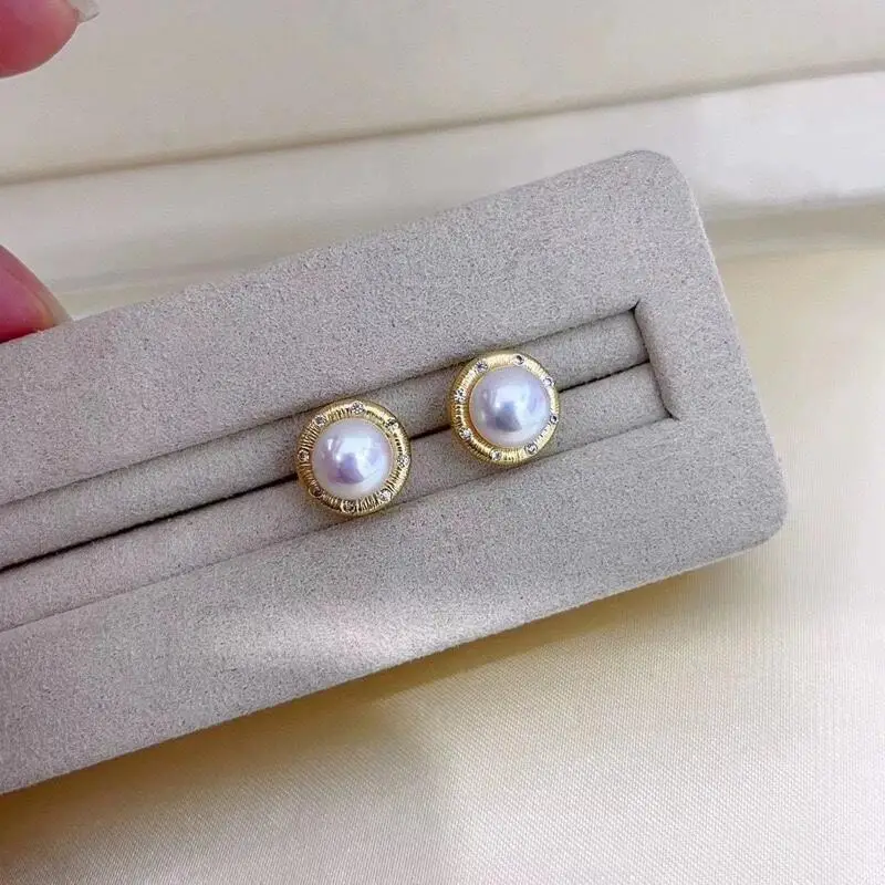 Freshwater Pearl French Retro Seiko Earrings S925 Silver — feature 7
