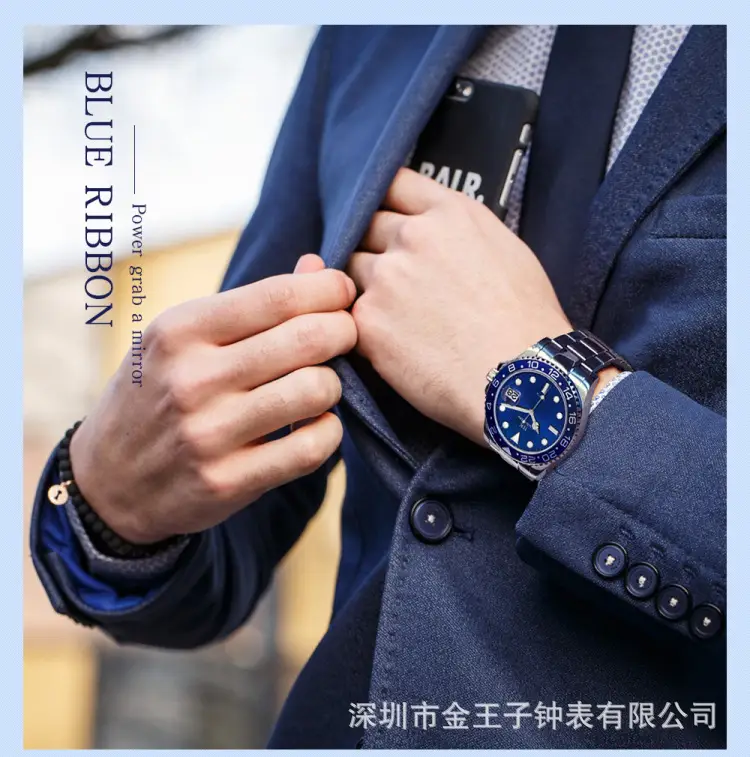 IIK Golden Steel Belt Waterproof Ghost Watch for Men — feature 10