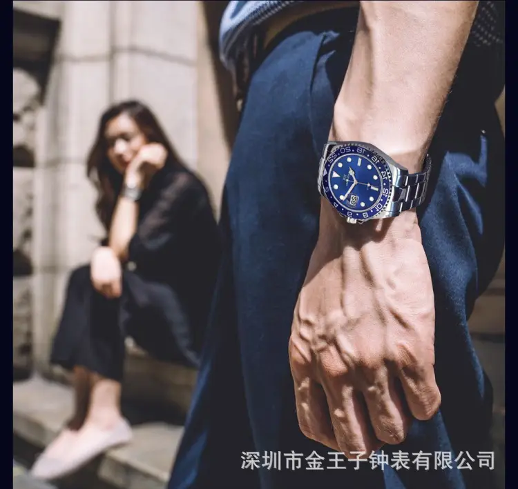 IIK Golden Steel Belt Waterproof Ghost Watch for Men — feature 11