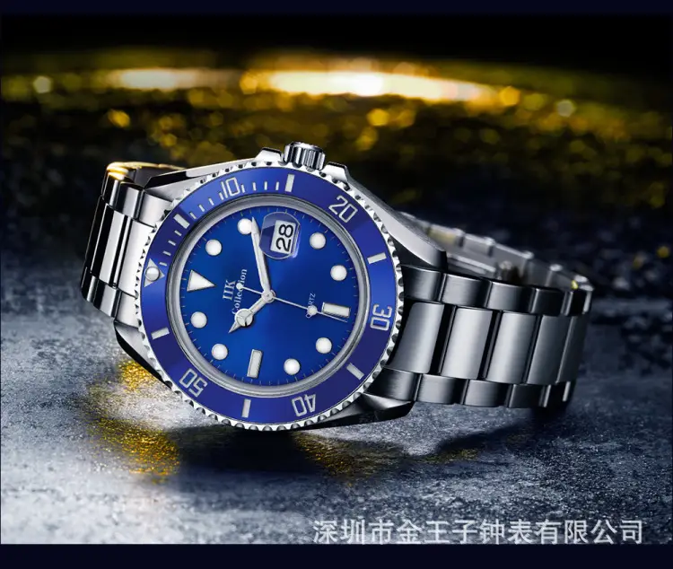IIK Golden Steel Belt Waterproof Ghost Watch for Men — feature 13