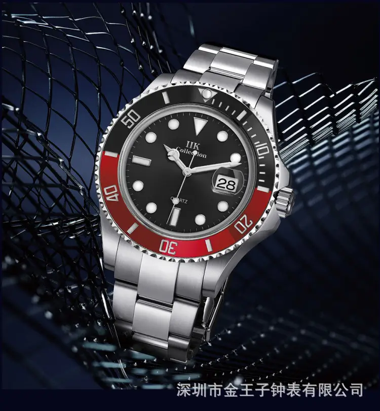 IIK Golden Steel Belt Waterproof Ghost Watch for Men — feature 14