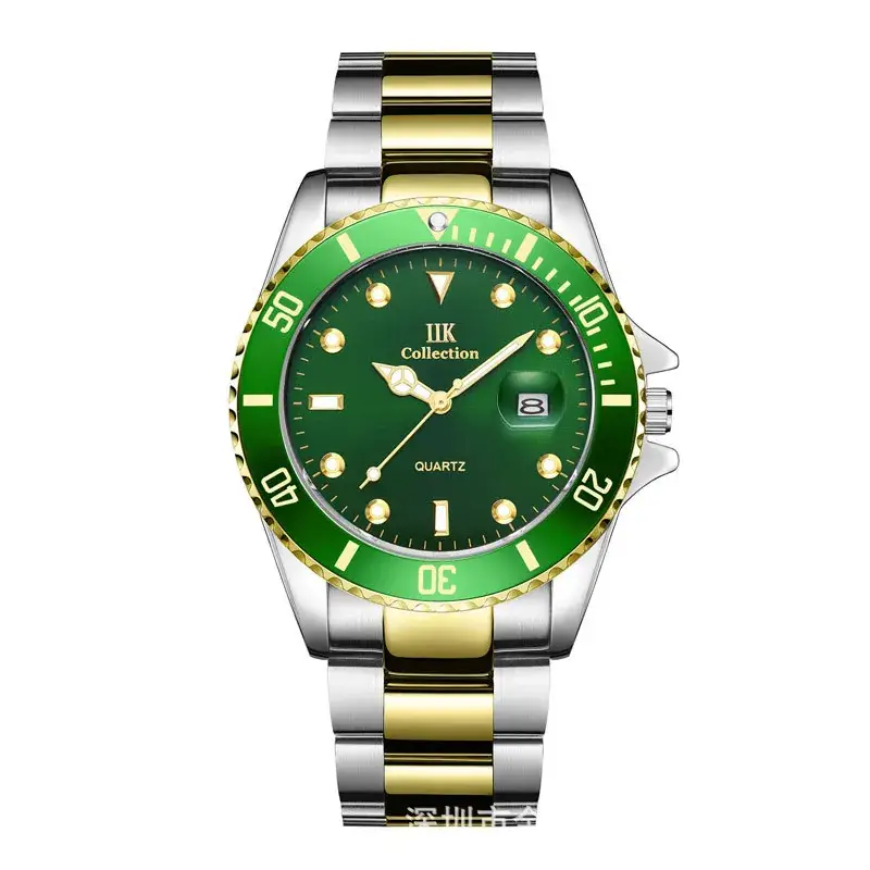 IIK Golden Steel Belt Waterproof Ghost Watch for Men - Image 8