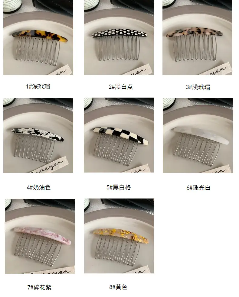 South Korea New Elegant Plaid Bangs Hairpin — feature 7