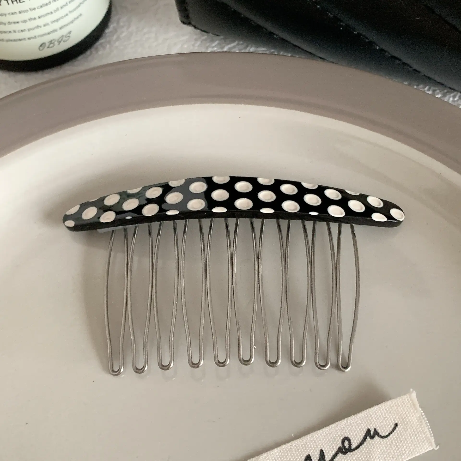 South Korea New Elegant Plaid Bangs Hairpin - Image 2