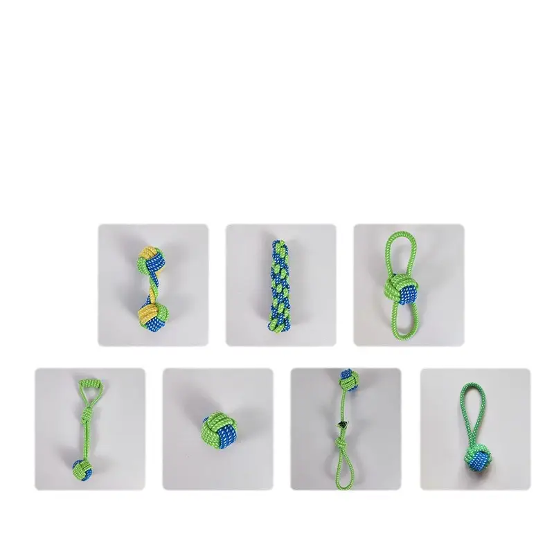 Dog Chew Toys for Puppies, Teddy Teething Sticks, Small Dog Golden Retriever Dental Cleaning Rope Toys, Training Set for Small and Medium-Sized Dogs