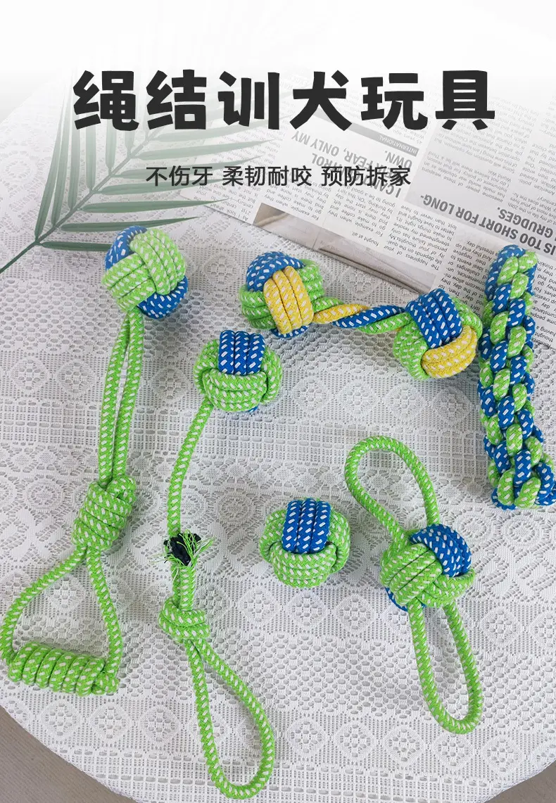 Dog Chew Toys for Puppies, Teddy Teething Sticks, Small Dog Golden Retriever Dental Cleaning Rope Toys, Training Set for Small and Medium-Sized Dogs — feature 1