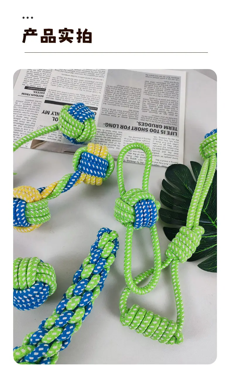 Dog Chew Toys for Puppies, Teddy Teething Sticks, Small Dog Golden Retriever Dental Cleaning Rope Toys, Training Set for Small and Medium-Sized Dogs — feature 6