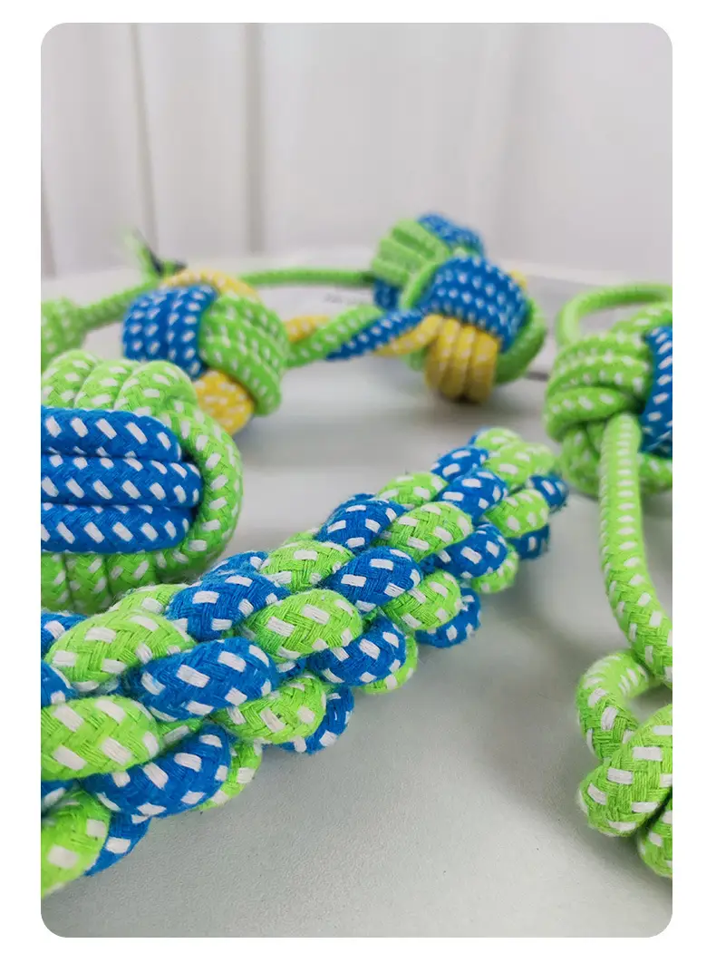 Dog Chew Toys for Puppies, Teddy Teething Sticks, Small Dog Golden Retriever Dental Cleaning Rope Toys, Training Set for Small and Medium-Sized Dogs — feature 7