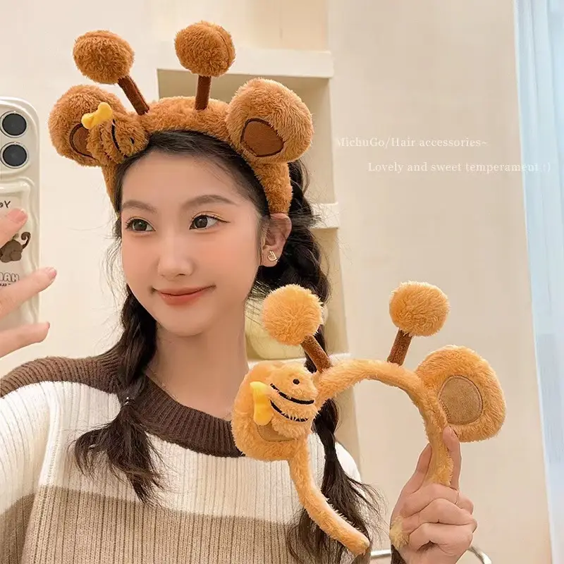 Plush Bear Headband for Girls 2023 New Arrival — feature 1