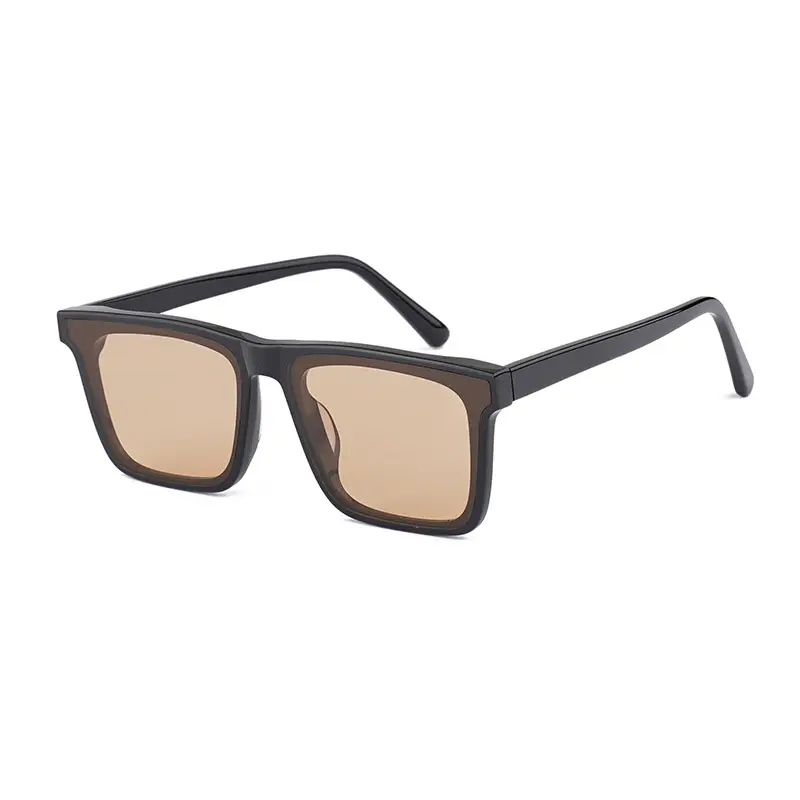 Pure Plate Large Frame Square Sunglasses Women 6006 High Definition Nylon Sunscreen Men - Image 7