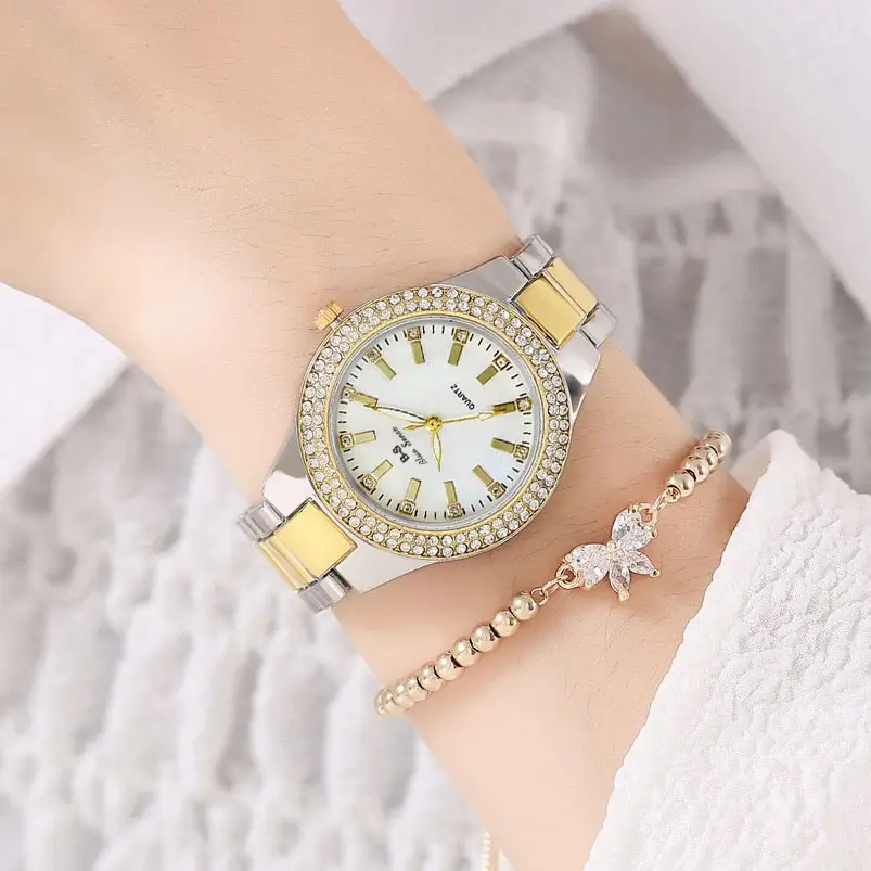Gold Diamond Watch for Women with Butterfly Bracelet — feature 4