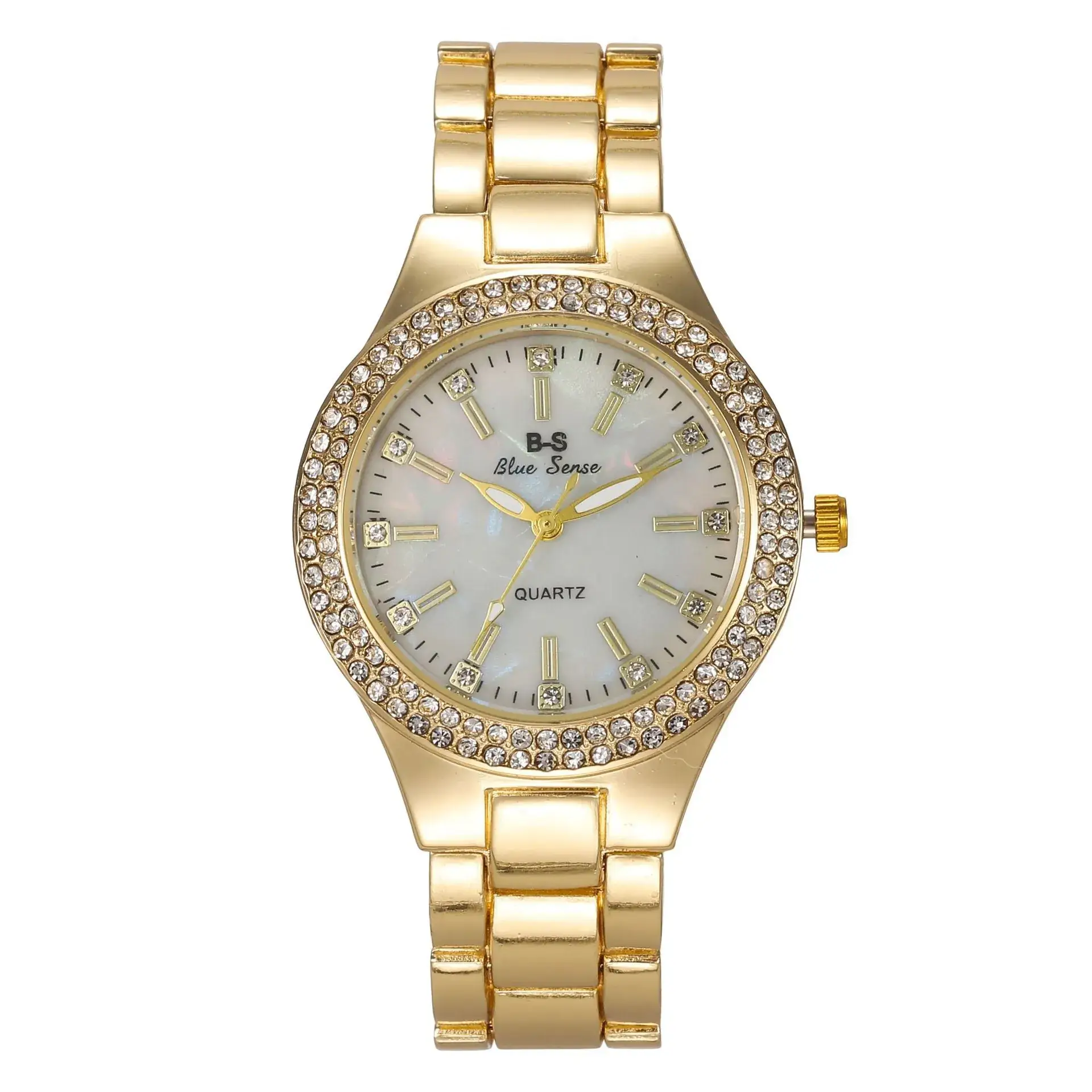 Gold Diamond Watch for Women with Butterfly Bracelet - Image 3