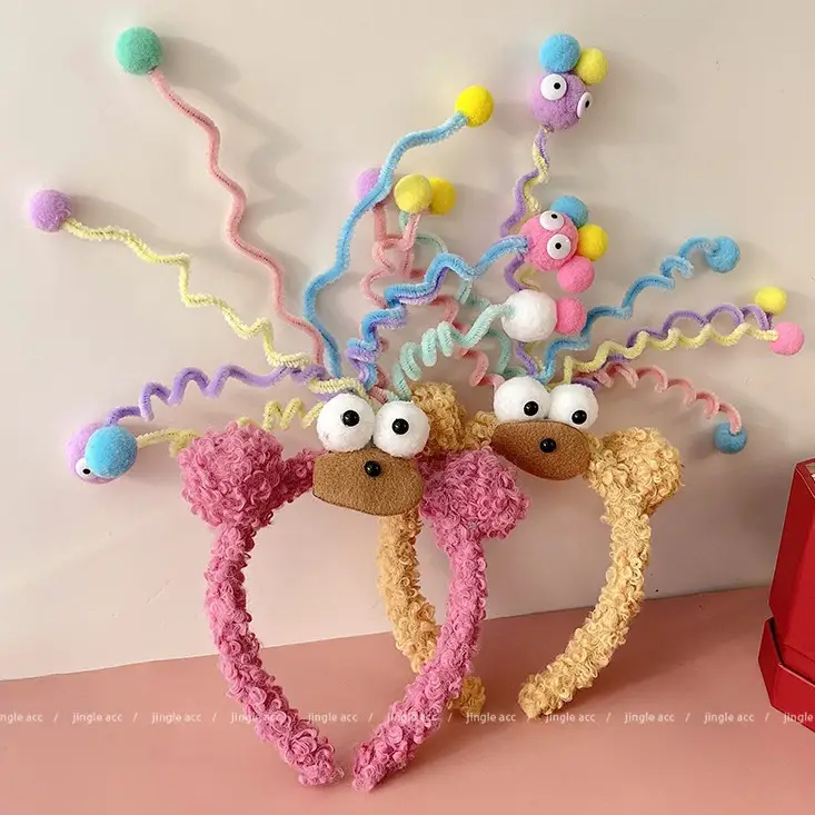 Cute Purple Cartoon Headband for Women