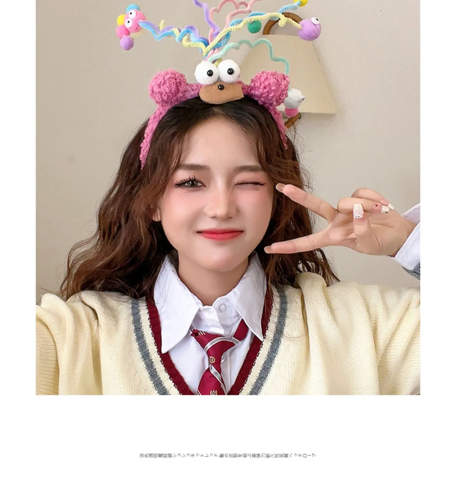 Cute Purple Cartoon Headband for Women — feature 7