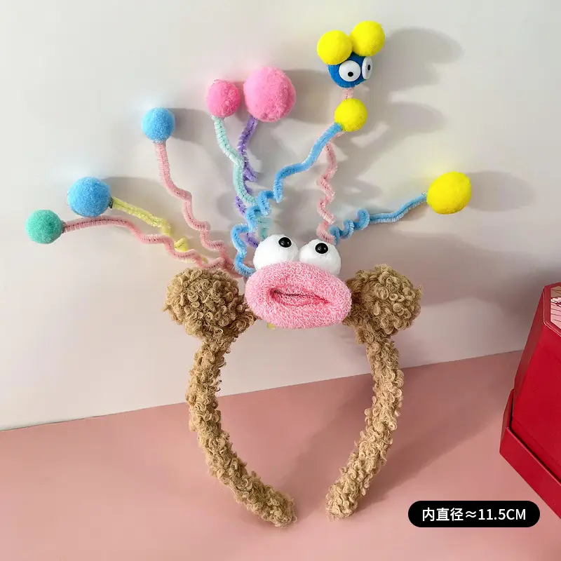 Cute Purple Cartoon Headband for Women