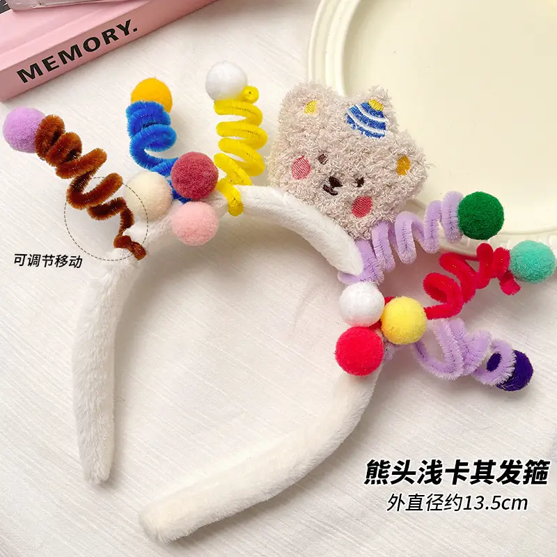 Cute Purple Cartoon Headband for Women
