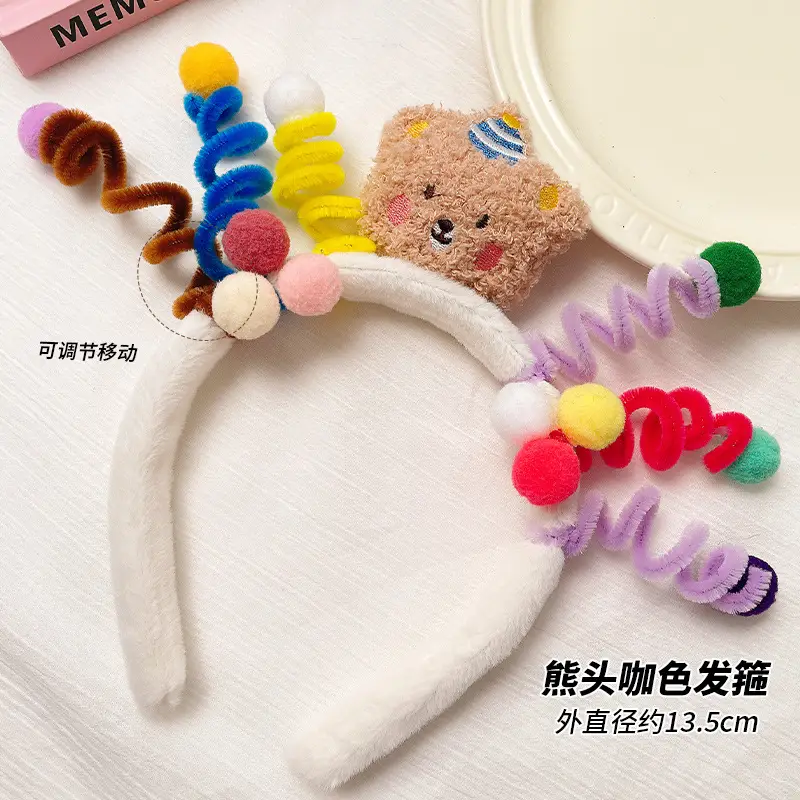 Cute Purple Cartoon Headband for Women