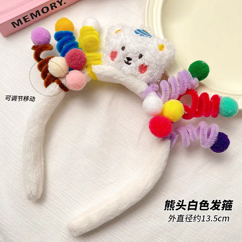 Cute Purple Cartoon Headband for Women