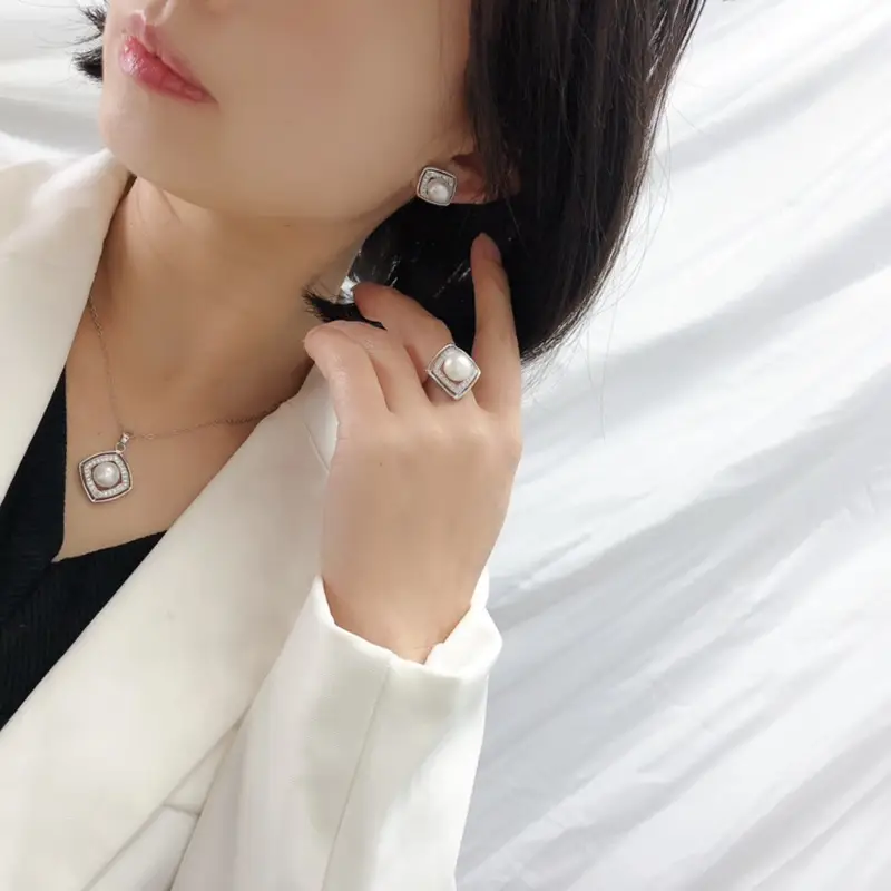 珍珠三件套