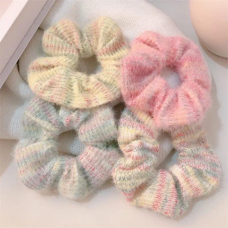 Autumn Winter Wool Knitted Hair Rope for Girls — feature 9