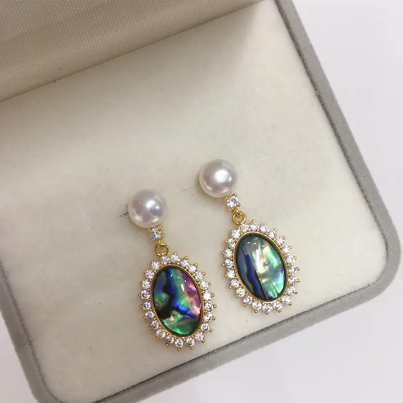 5Pc Pearl Earrings for Women Retro Gold Design — feature 11