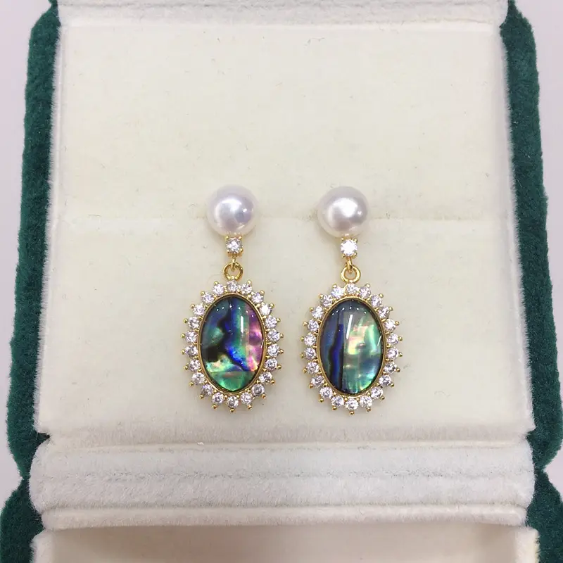 5Pc Pearl Earrings for Women Retro Gold Design — feature 6