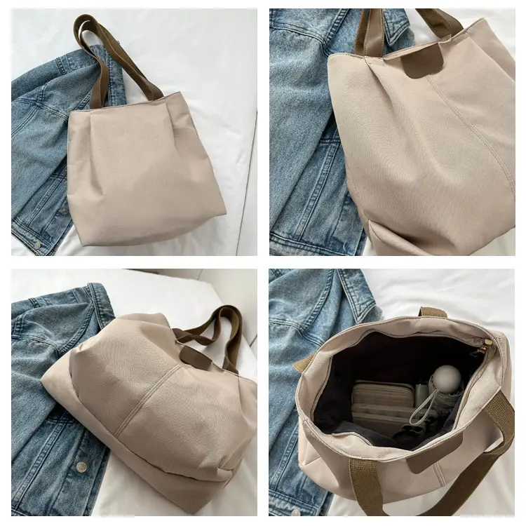 Women's Casual Canvas Shoulder Bag Large Capacity — feature 8
