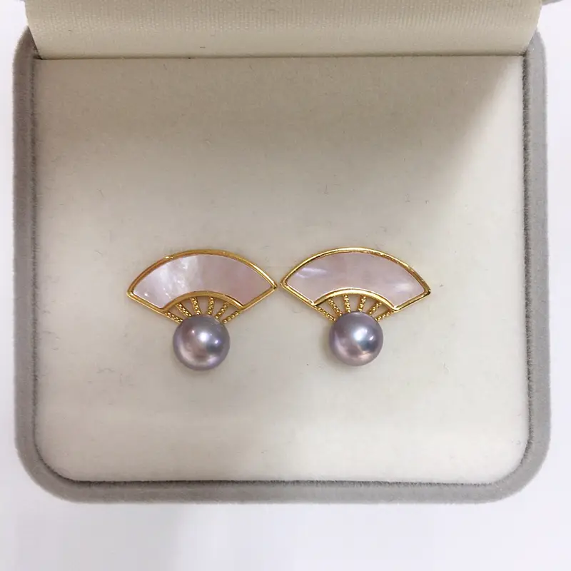 Chinese Style Pearl Pendant Set Gold Chain — feature 9