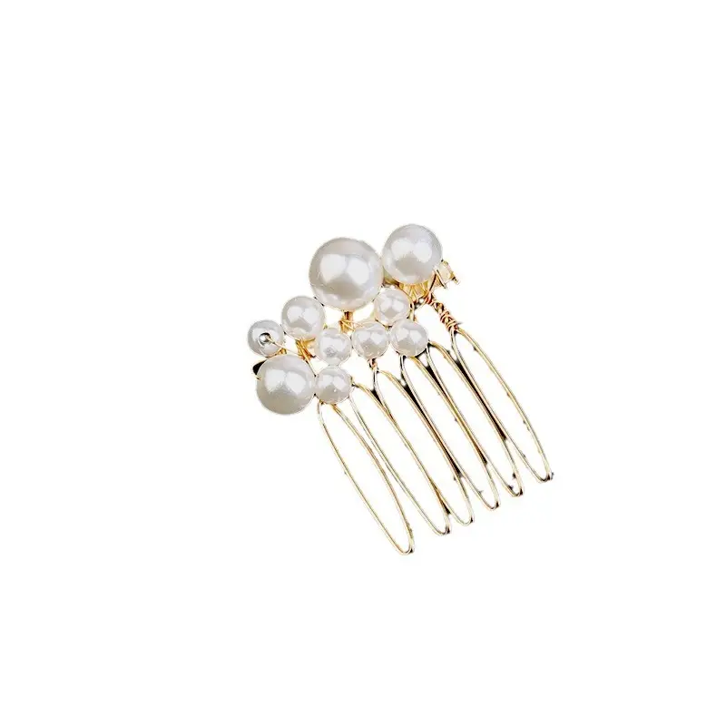 Vintage Pearl Hair Accessories for Bridal Hair Updo - Image 6