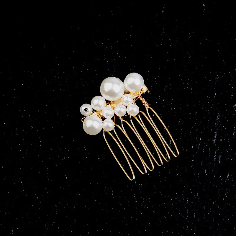 Vintage Pearl Hair Accessories for Bridal Hair Updo — feature 6