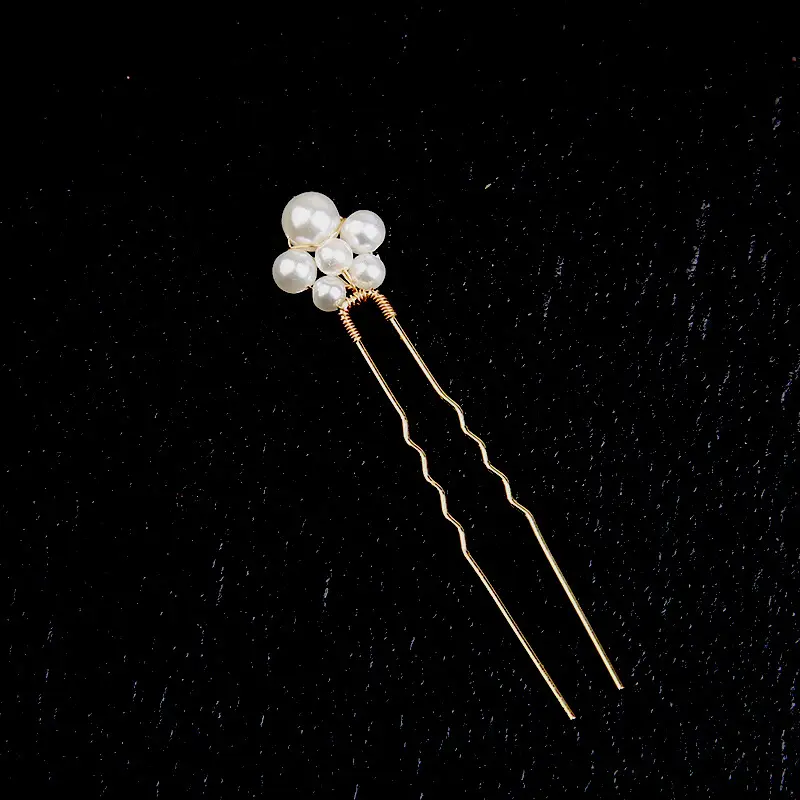 Vintage Pearl Hair Accessories for Bridal Hair Updo — feature 8