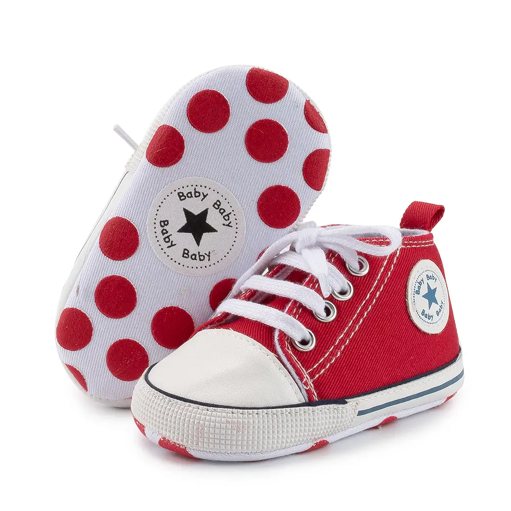 Classic Canvas Baby Shoes Navy White Soft Bottom — feature 11