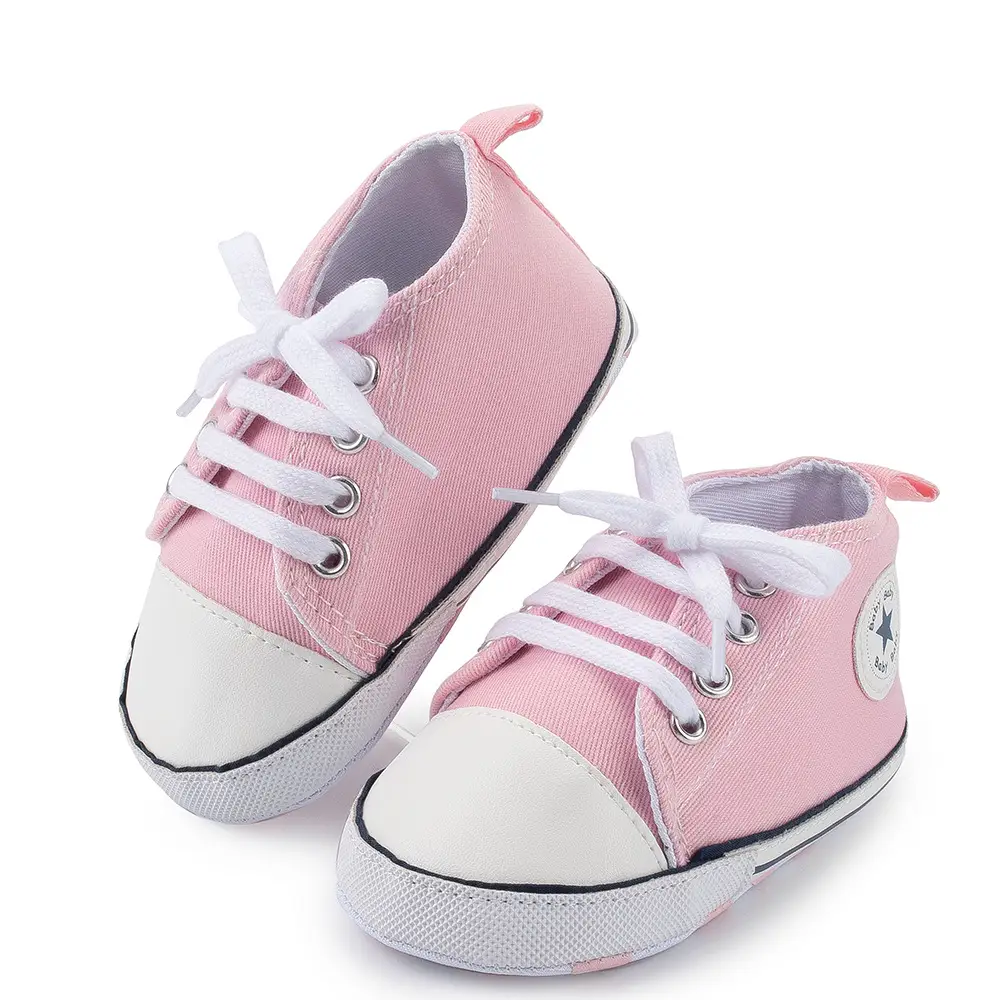 Classic Canvas Baby Shoes Navy White Soft Bottom — feature 22