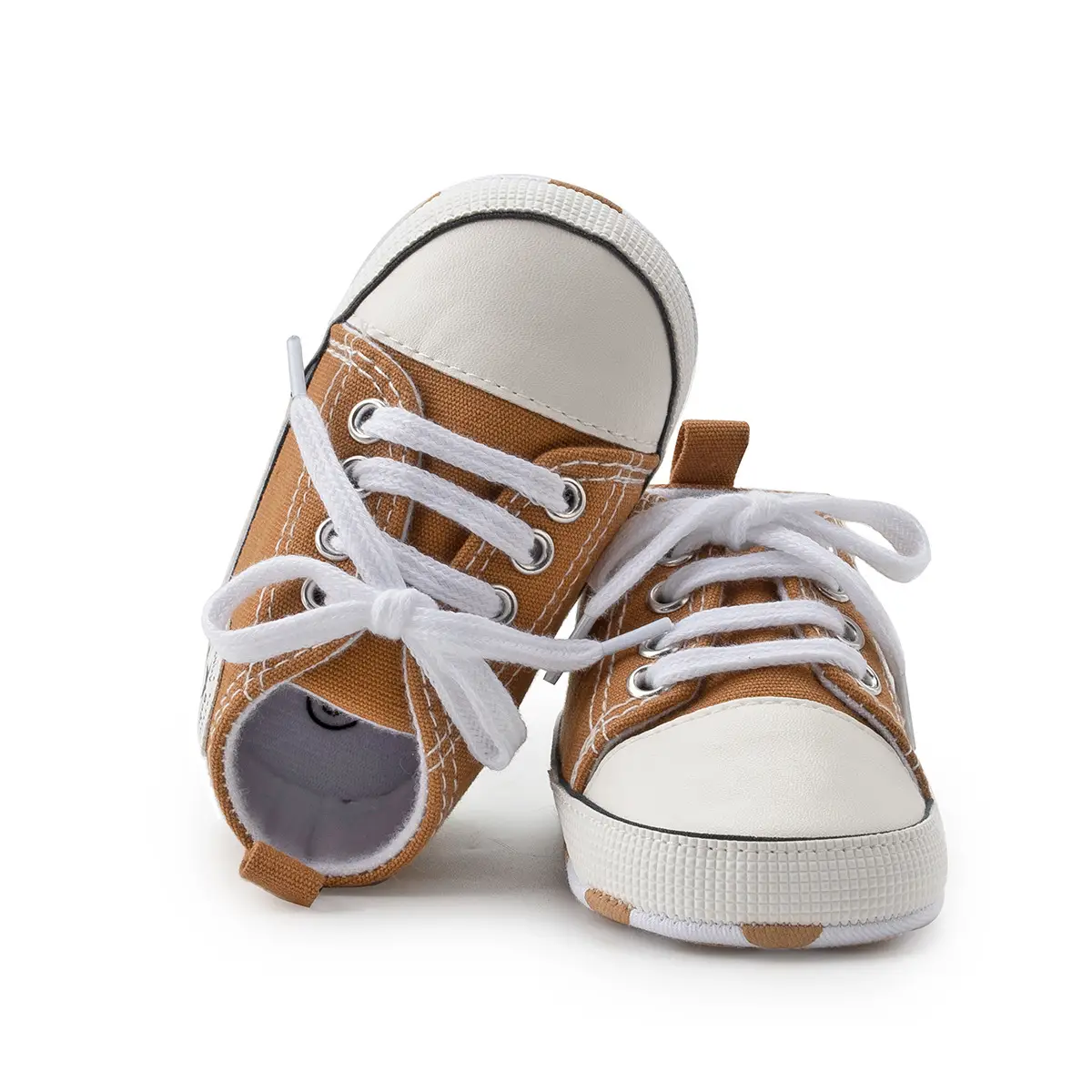 Classic Canvas Baby Shoes Navy White Soft Bottom — feature 27