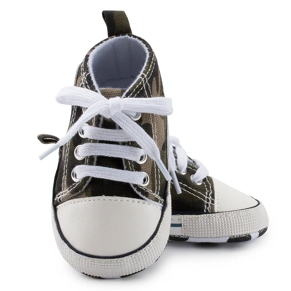 Classic Canvas Baby Shoes Navy White Soft Bottom — feature 28