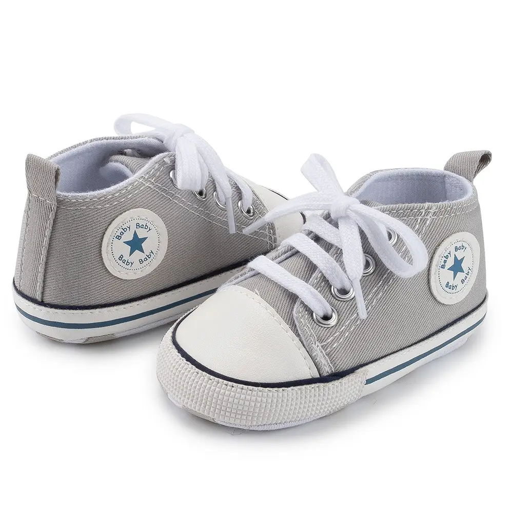 Classic Canvas Baby Shoes Navy White Soft Bottom — feature 32