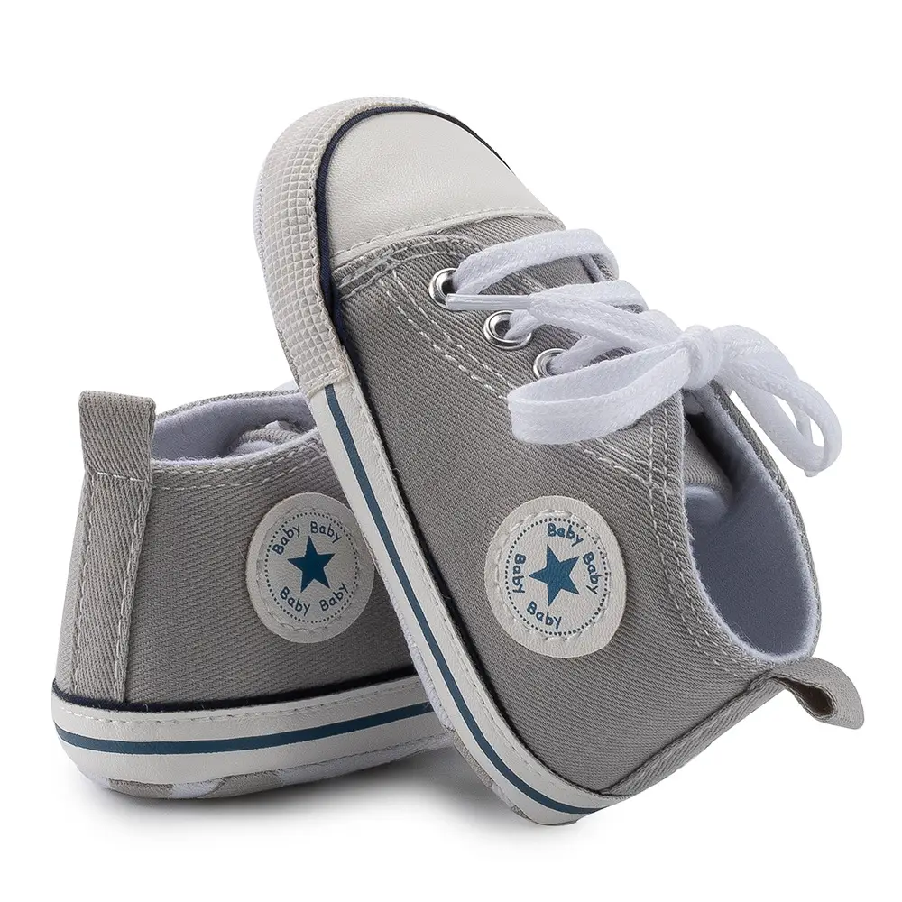 Classic Canvas Baby Shoes Navy White Soft Bottom — feature 33