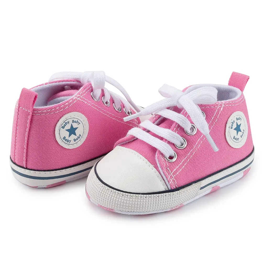 Classic Canvas Baby Shoes Navy White Soft Bottom — feature 8